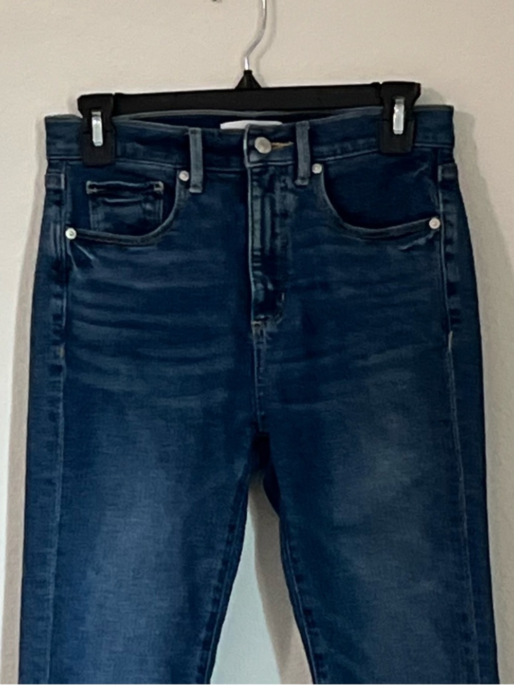 LOFT Cute Dark Blue Wide-Leg Jeans, Size 25/0 - Picture 2 of 8